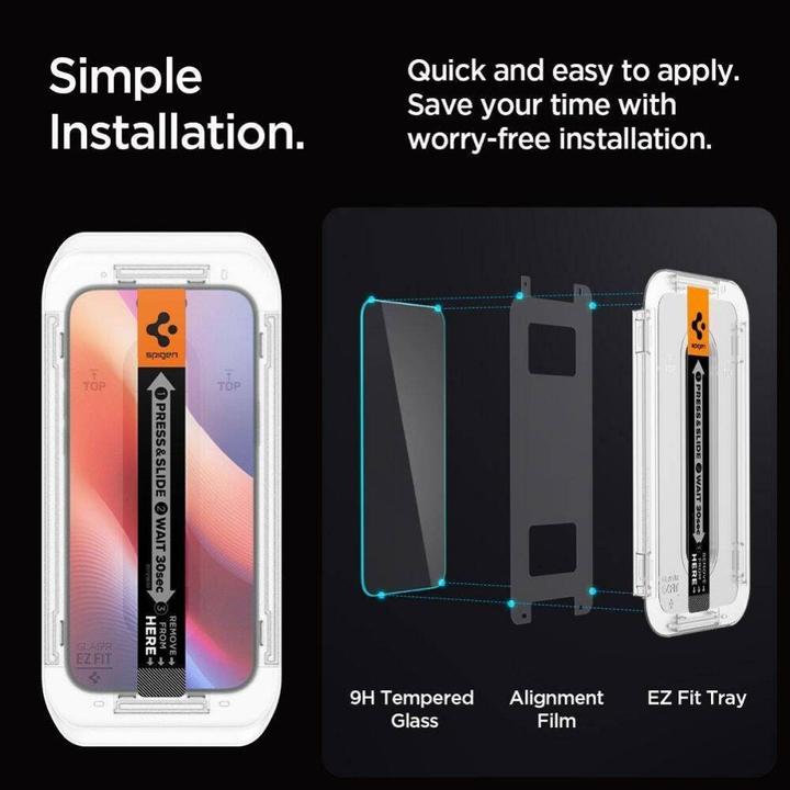 Produktbild Spigen Glas.TR (1 Stück, Apple iPhone 16 Pro)