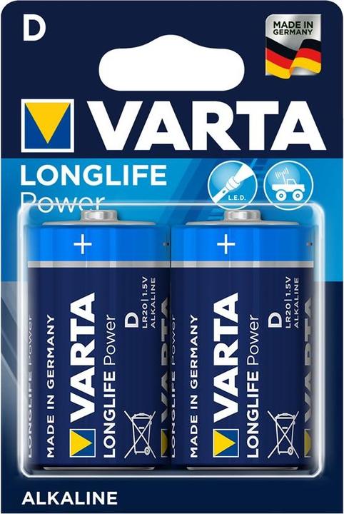 Produktbild Varta Longlife (2 Stk., D, 15800 mAh)