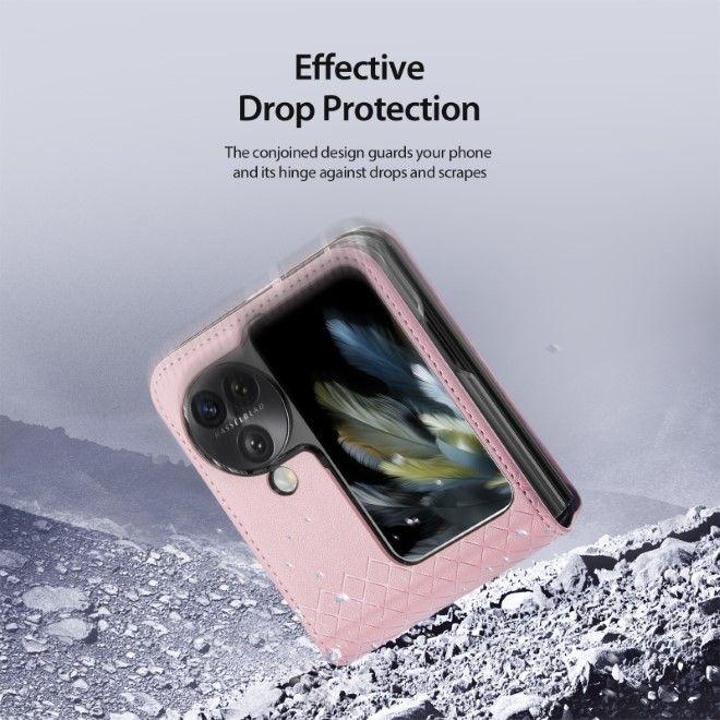 Image du produit Dux Ducis Bril Series Housse en cuir (Oppo Find N3 Flip)
