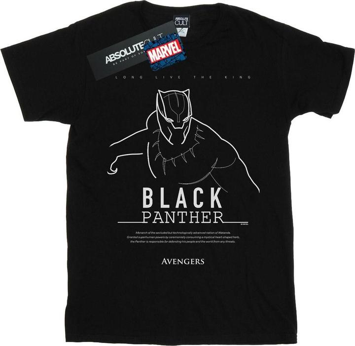 Produktbild Black Panther Long Live The King TShirt (M)