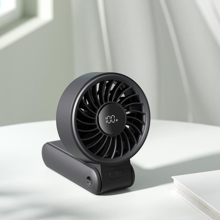 Actual product image Jisulife Handheld Fan Life7 (5000mAh) black