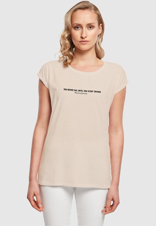 Immagine prodotto Merchcode Maglietta a spalla estesa Never Give Up da donna - 111677 (S)