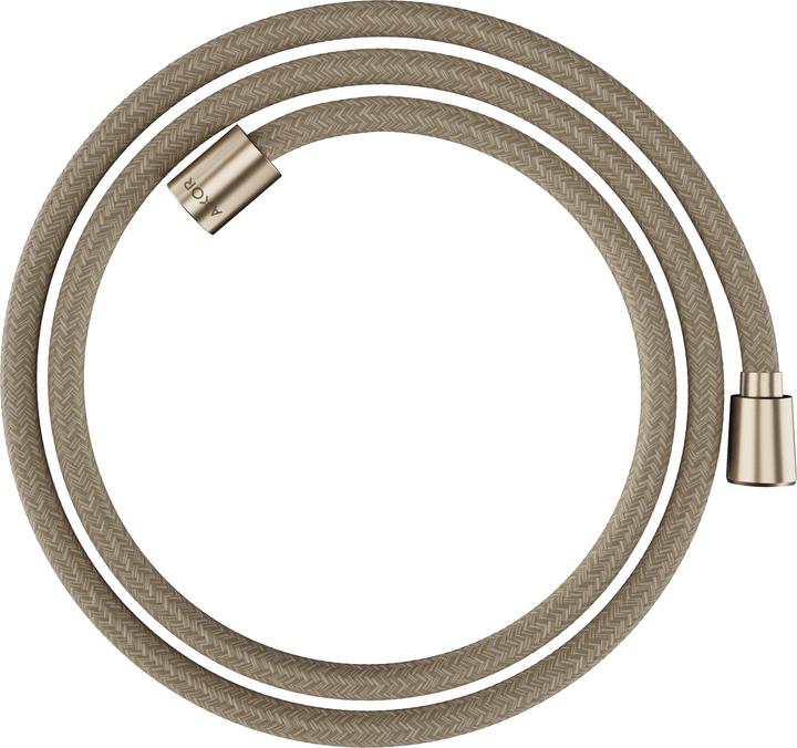 Actual product image hansgrohe AXOR ShowerSolutions textile shower hose, 1600mm, conical and cylindrical nut, 28259 (160 cm)