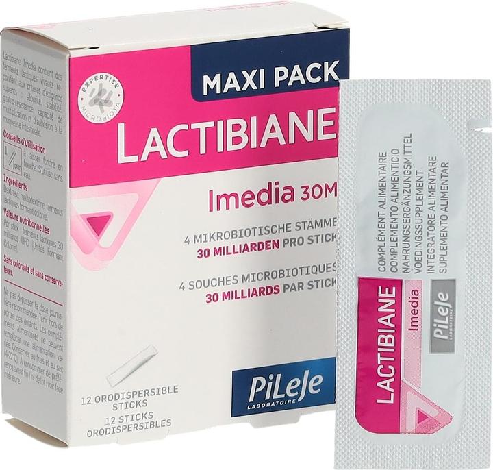 Image du produit Lactibiane Imedia sticks (12 pièce(s), 30 g)
