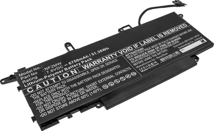 Actual product image AGI Battery compatible with Dell Latitude 9510 2-in-1 (6850 mAh)