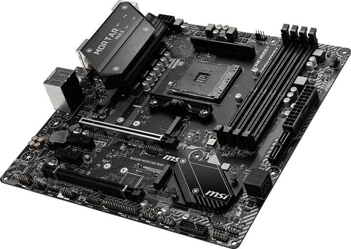 Actual product image MSI B450M Mortar Max (AM4, AMD B450, mATX)