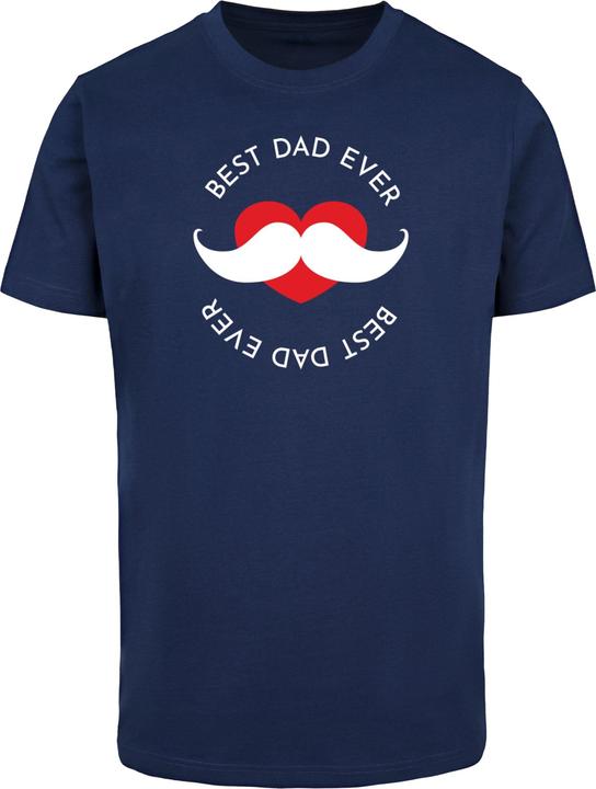 Image du produit Merchcode Fathers Day - Meilleur papa T-shirt col rond - 113617 (S)
