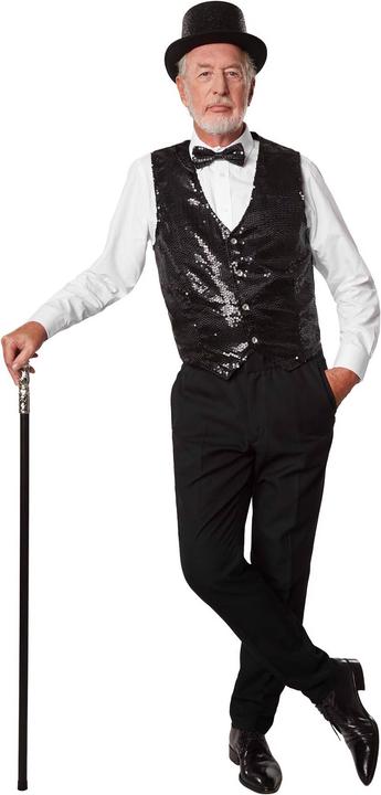 Produktbild tectake Pailletten-Weste Herren (XXL)