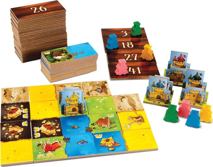 Actual product image Blue Orange Kingdomino (German, English, French)