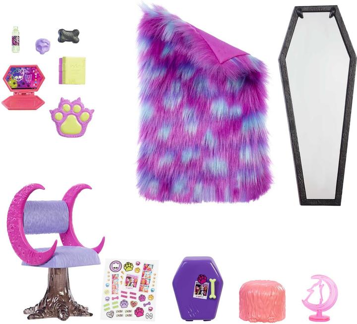 Actual product image Monster High Clawdeen Wolf Bedroom