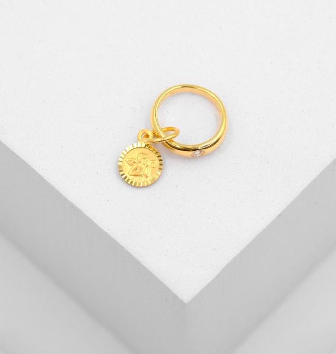 Image du produit Muau Anneau de baptême (Or blanc, Or rose ou argent, Or jaune)