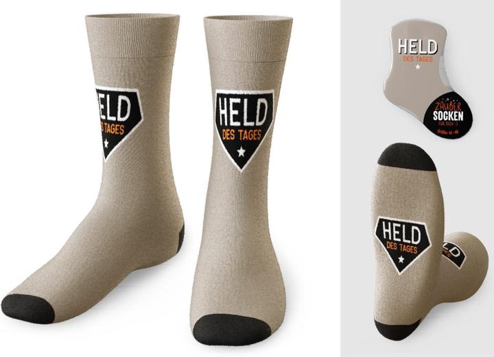 Actual product image La Vida Magic socks size 41-46 hero man (Single pack, 41 - 46)