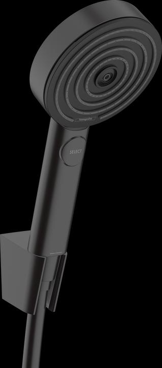 hansgrohe Pulsify Select S shower head bracket set 105 3 spray types Relaxation with shower hose 125 cm (3 Beam types, 11.40 l/min)