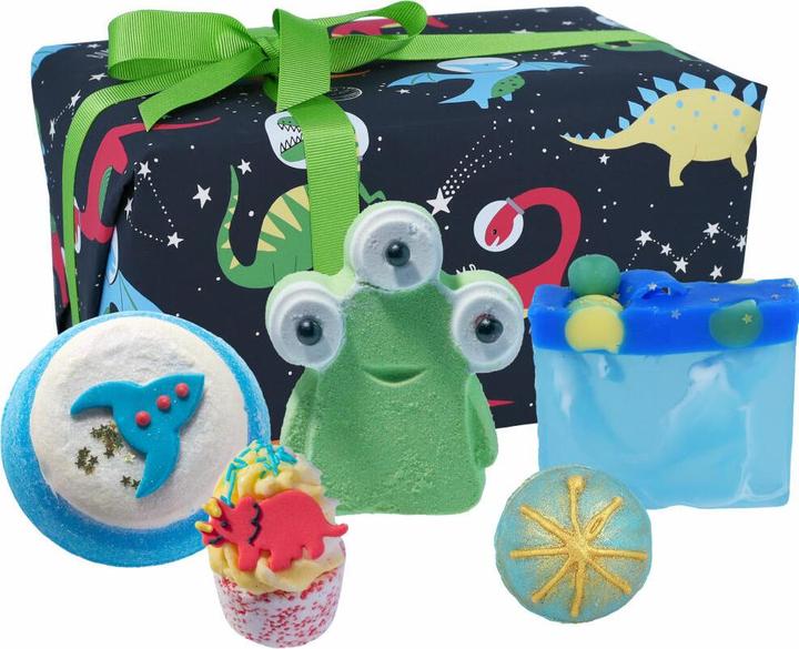Image du produit Bomb Cosmetics SET Dino-mite kosmiczne kule do kąpieli 4szt. + mydło 1szt. (Set soin capillaire)