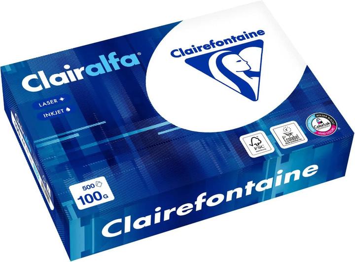 Produktbild Clairefontaine Universalpapier Clairalfa FSC Premium, hochweiss (100 g/m², 500 x, A4)