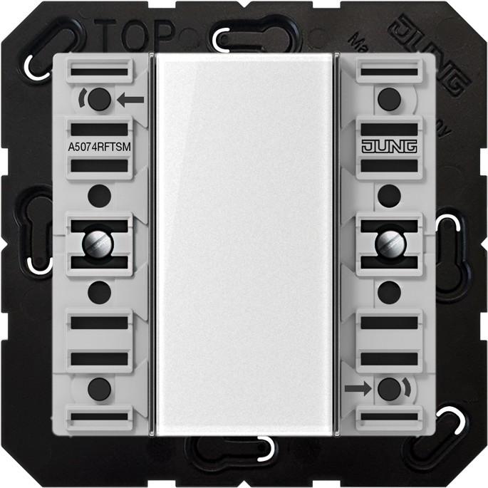 JUNG Emetteur mural Ein KNX radio A AP 4 canaux A5074RFTSM