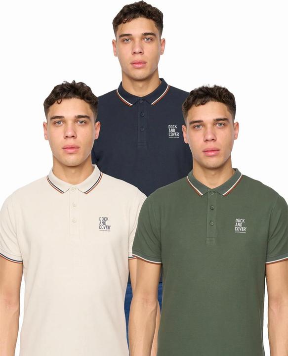 Produktbild Duck and Cover Melports Poloshirt (3erPack) (XL)