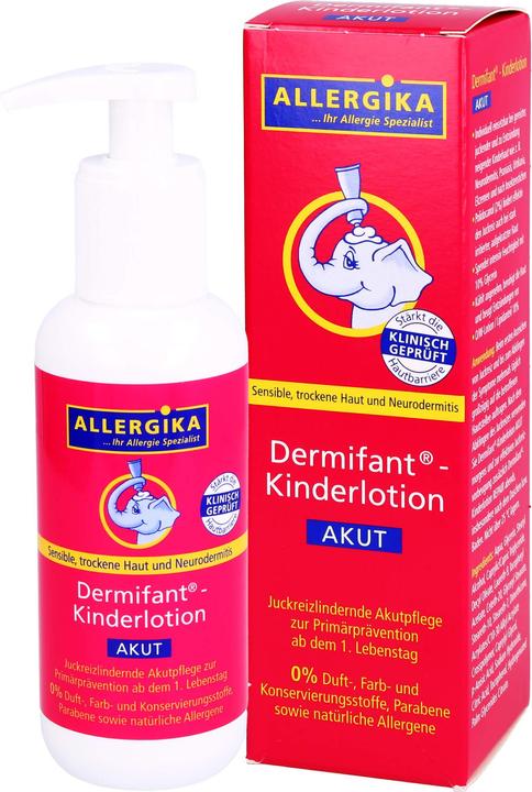Actual product image Allergika Dermifant Children's Lotion Acute, 200 ml Lotion