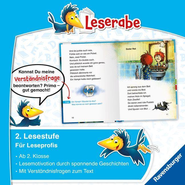 Produktbild Ravensburger Hilfe, ich bin ein Vampir! - Leserabe 2. Klasse - Erstlesebuch für Kinder ab 7 Jahren (Deutsch, Susan Niessen, 2022)