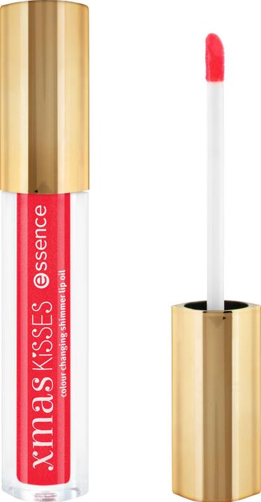 Actual product image essence Shimmer lip oil XMAS KiSSES 01 Kiss & Wish! (Oil, 2.60 ml)