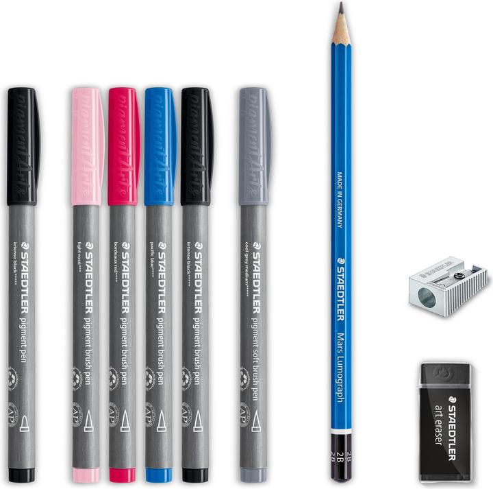 Produktbild Magni Brush Lettering Set 9teilig (Multi, 9 x)