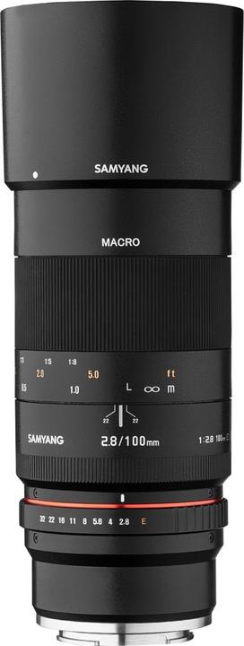 Actual product image Samyang 100mm f/2.8 ED UMC, Sony E (Sony E, full size, APS-C / DX)