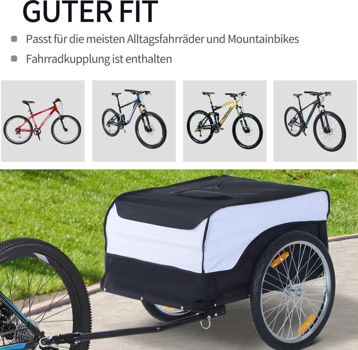 Image du produit Homcom Remorque pour vélo