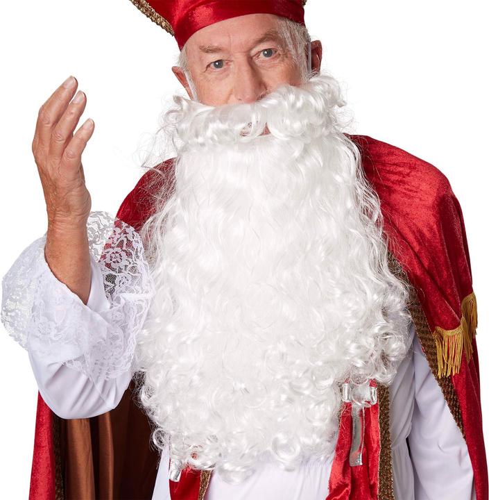 tectake Weihnachtsmann Perücke und Bart