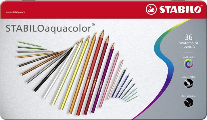 Produktbild STABILO Aquacolor (Mehrfarbig, 36 x)