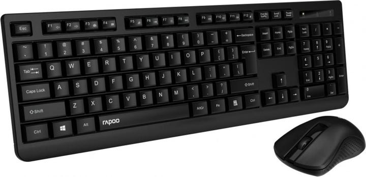 Produktbild Rapoo X1700 Schwarz Kabelloses Multi-Mode-Deskset (DE, Kabellos)