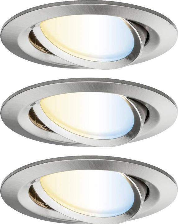 Productafbeelding Paulmann LED inbouwlamp Nova Plus Coin set van 4 (470 lm)