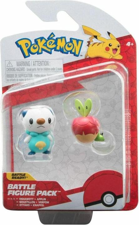 Produktbild Jazwares Pokémon Battle Figure Set Figuren 2er-Pack Knapfel, Ottaro