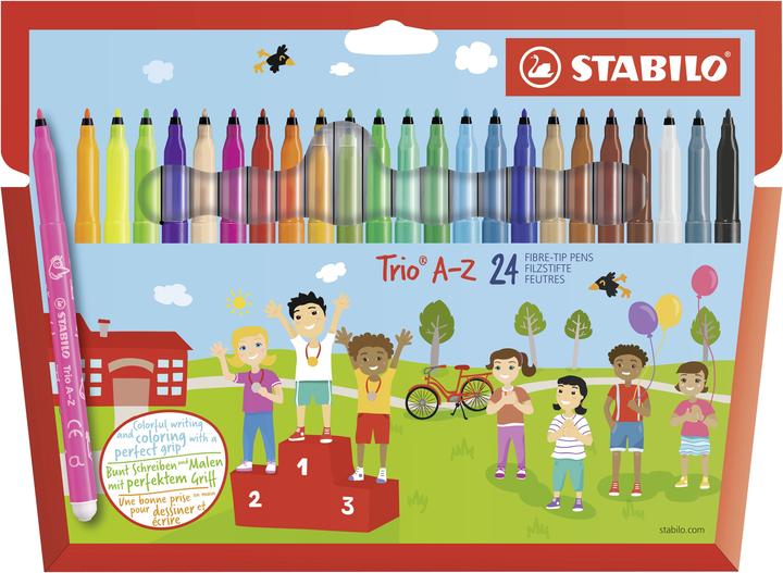 Immagine prodotto STABILO Trio A-Z (Multicolore, 24 x)