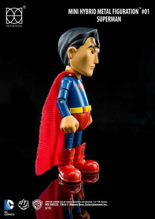 Produktbild Herocross Justice League “Superman” Mini Hybrid Metal Actionfigur