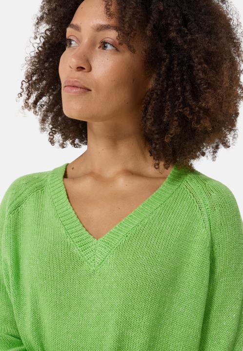 Actual product image Cash-Mere Silk cashmere oversize style v-neck jumper (L)