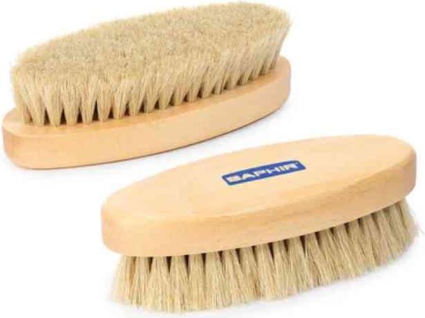Actual product image Saphir Beaute du Cuir Oval horsehair brush (1 x)