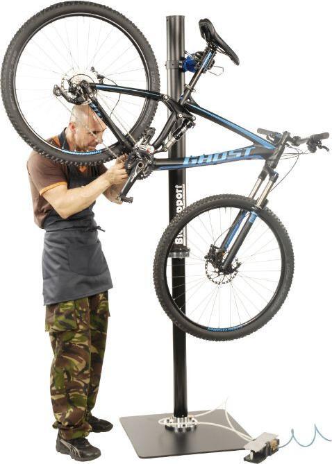 Actual product image Bici Support Professional bicycle repair stand with pneumatic lift