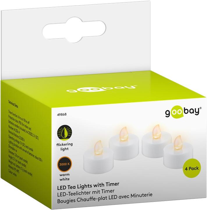 Produktbild Goobay LED-Teelichter (4 x)