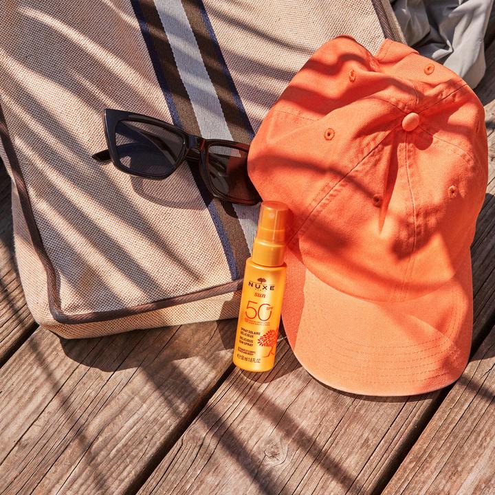 Actual product image Nuxe Sun Protection Factor 50 Sol Visage & Corps HP (Sun spray, SPF 50, 50 ml, 69 g)