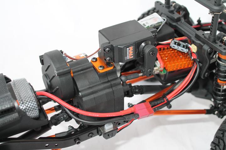 Image du produit DF-Models DF-4S Crawler 313 mm 2021 JYM Edition - ORANGE (RTR Prêt à fonctionner)