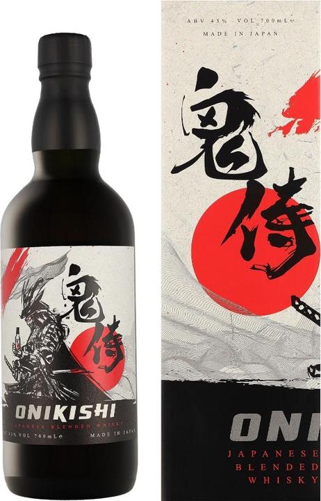 Actual product image Onikishi Blended Whisky + GB (Blended Whisky, 1 x 70 cl)