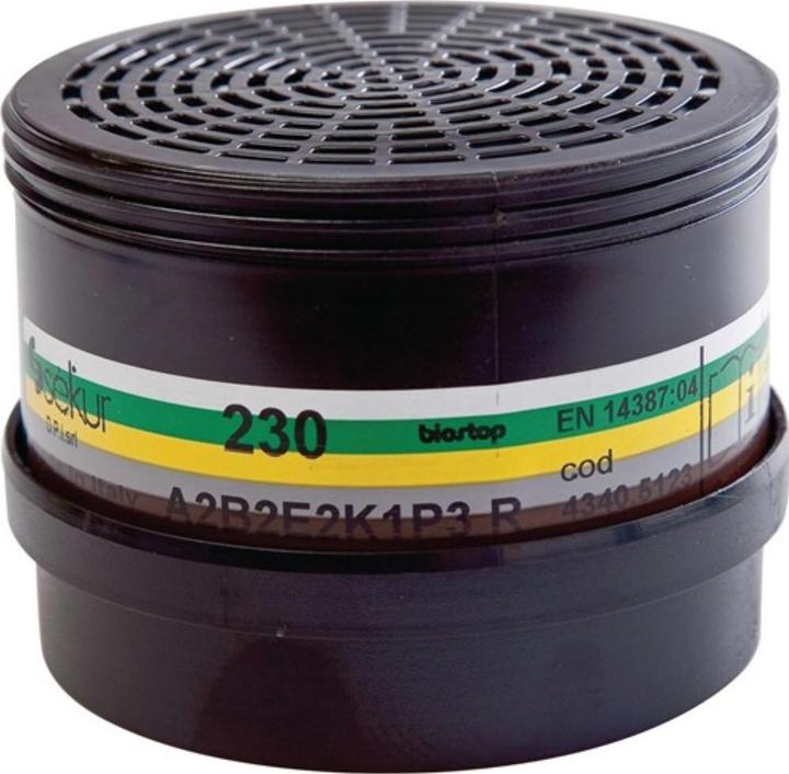 Ekastu Sekur Mehrbereichskombifilter 230 A2B2E2K1-P3R D f.2 St./Btl.EKASTU (Atemschutzmaske Ersatzfilter)