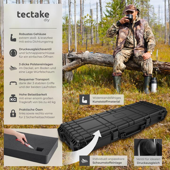 Produktbild tectake Gewehrkoffer Universalbox (48.50 l)