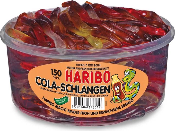 Immagine prodotto Haribo Cola-Schlangen (150 pz., 1050 g)