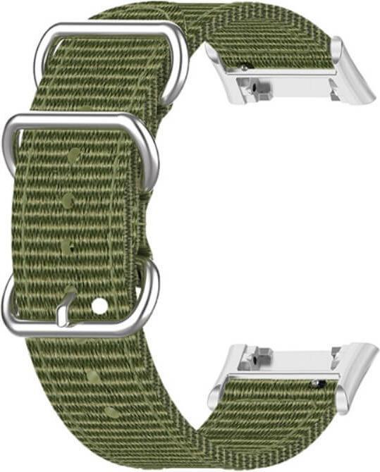 Image du produit Cover-Discount OPPO Watch Free - Bracelet de remplacement en nylon vert (Nylon)