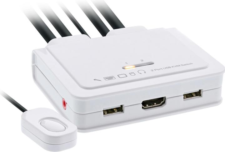 Actual product image InLine KVM switch