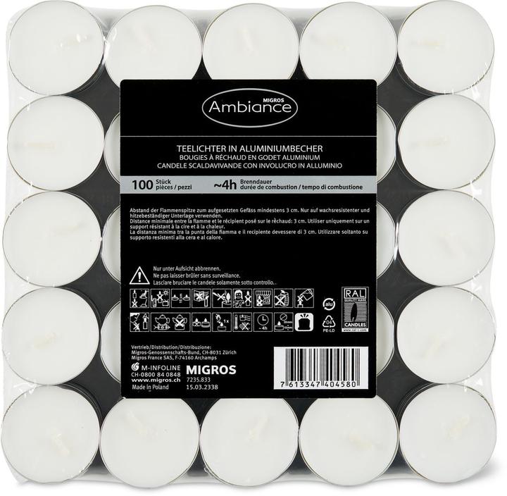 Image du produit Migros Ambiance Bougies d'allumage (100 pcs)