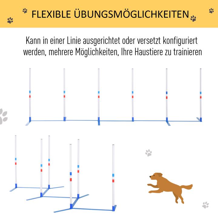 Produktbild PawHut Hundetrainigsset inkl. Tasche (Agility)