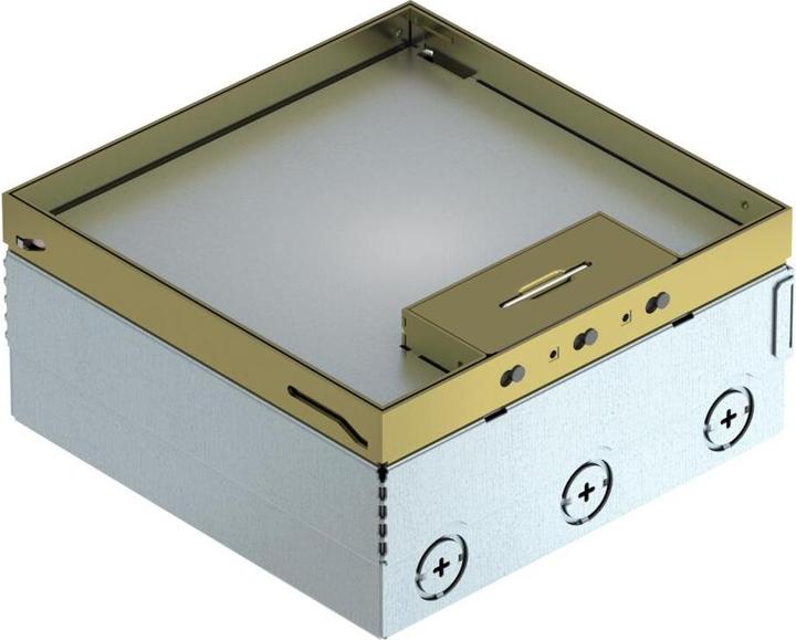 Image du produit OBO Bettermann OBO UDHOME4 2M V Réservoir au sol complet Prise triple VDE
