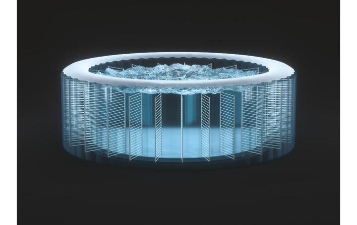 Produktbild Intex Chevron Deluxe Square Bubble Spa Set (4 Pers.)